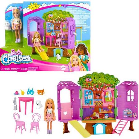 Barbie O Filme - Conjunto Chelsea e Casa da Arvore - Mattel