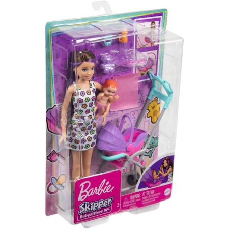 Boneca Barbie Family Skipper Escolinha das Crianças Mattel - Bebe