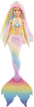 Imagem de Barbie Fantasia Sereia Muda De Cor Sortimento Gtf89 Mattel