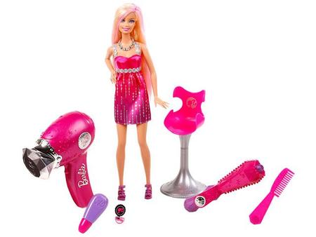 Conjunto - Boneca Barbie - Salao de Beleza MATTEL