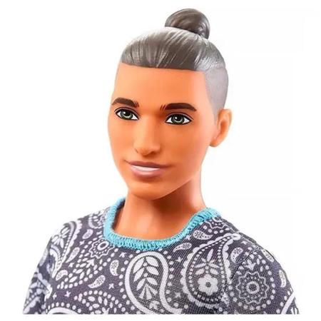 Barbie Fashion Dolls Boneco Ken Roupa Estampada Mattel Boneco