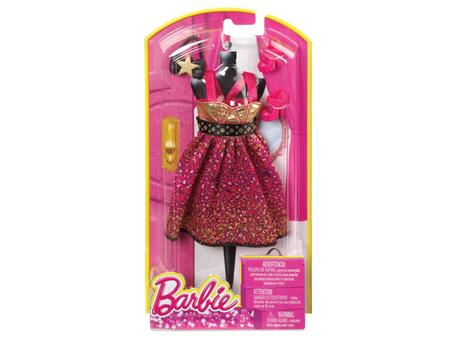 Vestido Festa Barbie, Bolsa Deluxe Clip-On e Roupa de Aniversário - Vestido  Feminino - Magazine Luiza