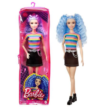 Imagem de Barbie Fashionista Camiseta Arco Íris - Mattel