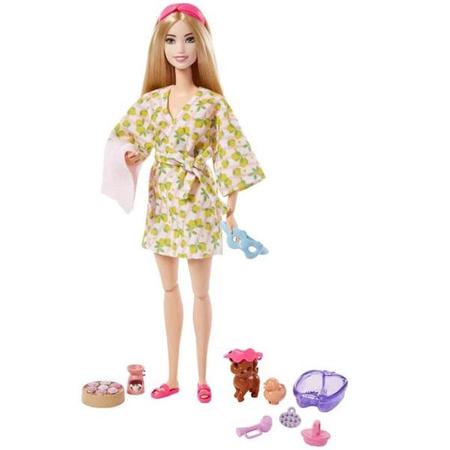 Imagem de Barbie Fashionista Dia de SPA com Filhotinho Mattel GKH73