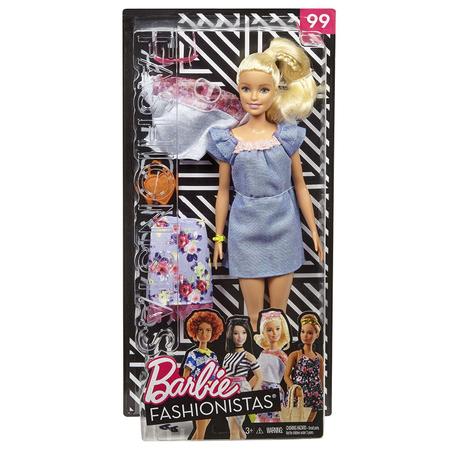 Conjunto de Roupas Look Retrô e Acessórios Barbie Mattel - Fátima Criança