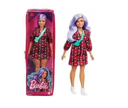 Boneca Barbie com Vestido Azul - Bumerang Brinquedos