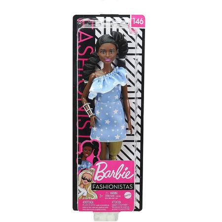 Boneca Barbie Fashionistas Morena Negra Com Prótese Na Perna Protética -  Doll Número 146 - Roupa Fashion Vestido Azul E Tênis Branco - Mattel  (GHW60) em Promoção na Americanas
