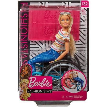 Imagem de Barbie Fashionistas Cadeira De Rodas GGL22 - Mattel