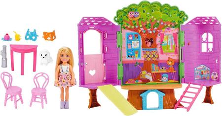 Barbie O Filme - Conjunto Chelsea e Casa da Arvore - Mattel