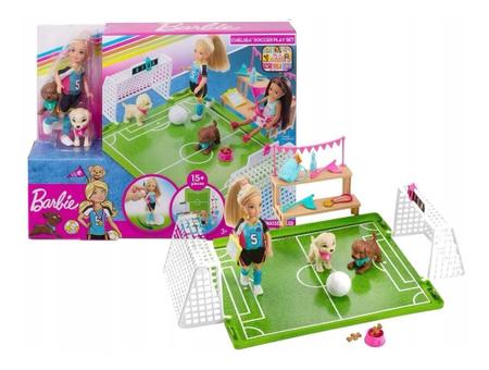 Mattel+Barbie+Dreamhouse+Adventures+Chelsea+Soccer+Play+Set+GHK37