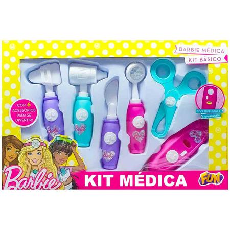 Imagem de Barbie Kit Médica com 6 Acessórios - Fun F0013-5