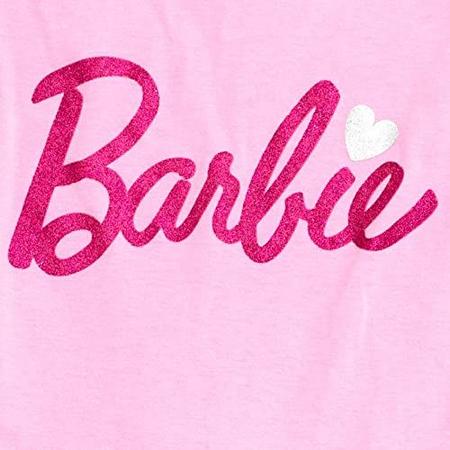 Barbie Little Girls Vestido de Tule Rosa 7-8 Imagem de Barbie Little Girls Vestido de Tule Rosa 7-8