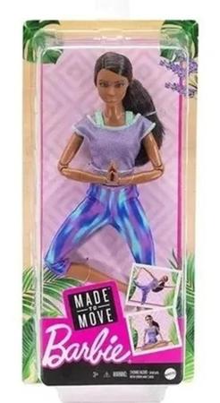 Barbie Made To Move Articulada Yoga Morena Gxf06 Mattel - Boneca Barbie -  Magazine Luiza