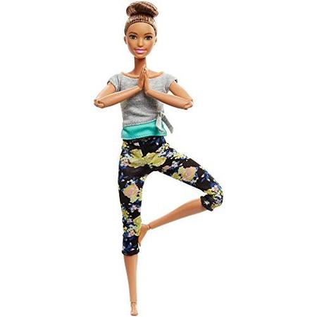 Barbie Made to Move Dolls com 22 juntas e roupas de yoga, floral, azul -  Boneca Barbie - Magazine Luiza