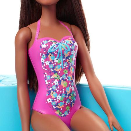 Imagem de Barbie Maiô Rosa e Piscina - Mattel
