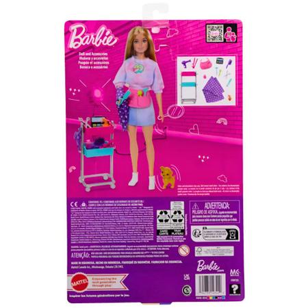 Barbie Malibu Estilista Acessórios Cabelo E Maquiagem HNK95 - Pirlimpimpim  Brinquedos