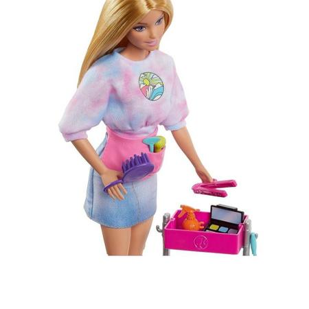 Barbie Malibu Estilista Acessórios Cabelo E Maquiagem - Mattel