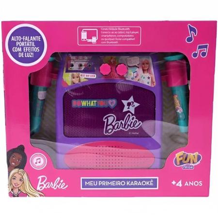 Imagem de Barbie Meu Primeiro Karaokê Conjunto Musical F0113-8 Fun