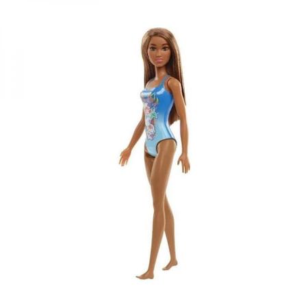 Boneca Barbie Morena Roupa de Praia Maiô Azul Original Mattel. - Bonecas -  Magazine Luiza