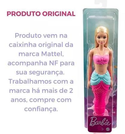 Barbie Negra Sereia Boneca Original Barata Linda Cores Fortes em