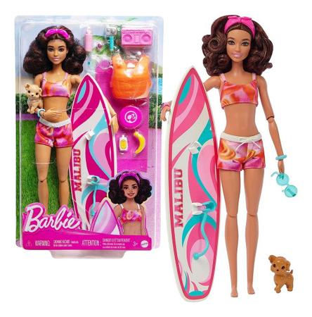 Barbie O Filme - Boneca Dia Do Surf - Mattel Hpt49 - Boneca Barbie