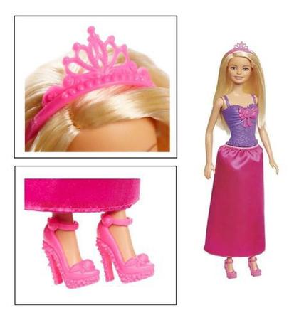 Boneca Barbie Princesa com coroa Mattel - Loja Zuza Brinquedos