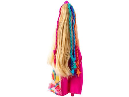 Imagem de Barbie Princesa Tranças Mágicas 32cm - Mattel