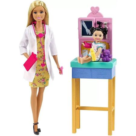 Imagem de Barbie Profissões Conjunto Médica - com Acessórios Mattel