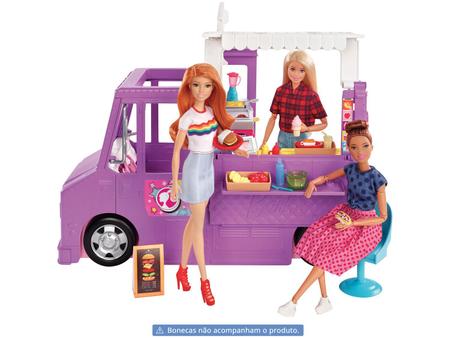 Pink barbie food truck discount
