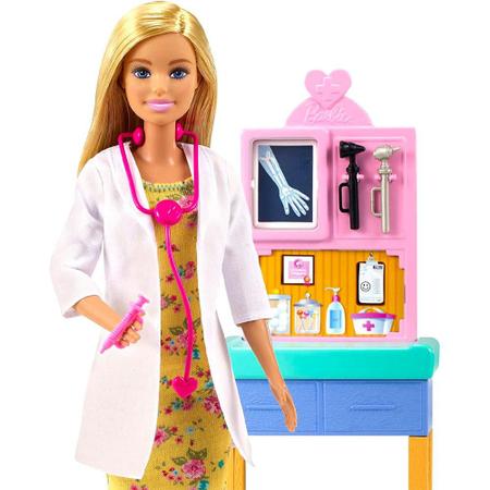 068 Boneca Barbie - Quero ser Médica / Mattel 1999 / A