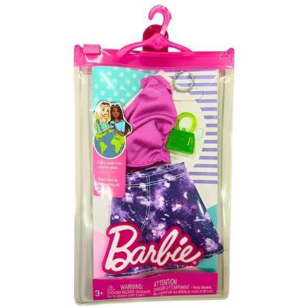 Conjunto de Roupas Look Retrô e Acessórios Barbie Mattel - Fátima