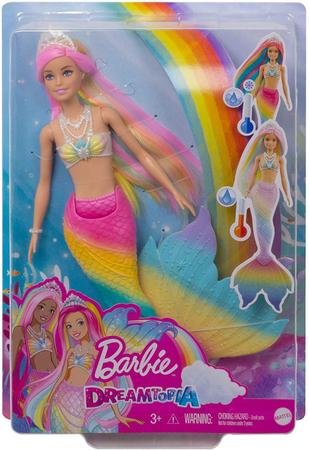 Imagem de Barbie Sereia Muda De Cor Na Água - Mattel Gtf89