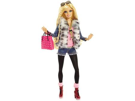 Casaco De Pele Luxo Para Boneca Barbie Fr Dg Roupa 11