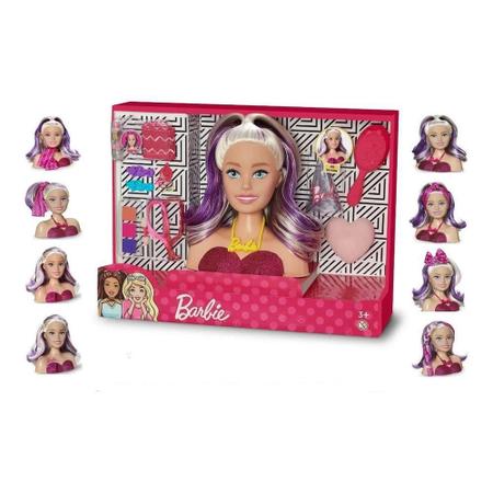 Busto Boneca Barbie Styling Face Maquiagem Pupee Original 1265 + 3 Anos -  Papelaria Criativa