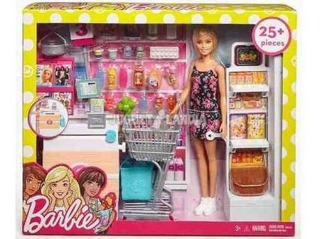 Boneca Barbie Supermercado De Luxo Com Acessórios FRP01 - Mattel