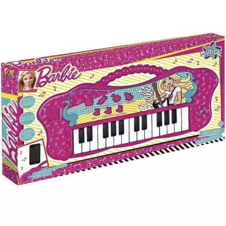 Imagem de Barbie-teclado Fabuloso Com Funcao Mp3 Player 