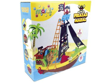 Imagem de Barco de Brinquedo Piratas Maral com Acessórios