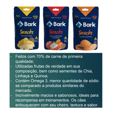 Imagem de Bark Fruta Petisco Bifinho Para Cão