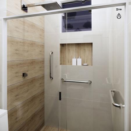 Imagem de Barra de apoio para banheiro de 60 cm para idoso ou deficiente