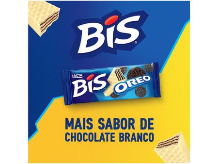 Imagem de Barra de Chocolate Bis Oreo - Branco com Biscoito Oreo 100,8g Lacta