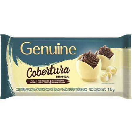 Imagem de Barra de Chocolate Cobertura Genuine Branco 1,0 kg - Cargill - DIVERSOS