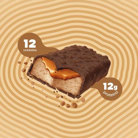 Imagem de Barra de Proteína BOLD Snacks Thin Caramelo & Amendoim (12g de Proteína) - Caixa com 12 unidades