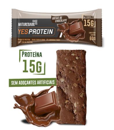 Barra de proteina yes protein chocolate naturebar 15g proteina (unidade) Imagem de Barra de proteina yes protein chocolate naturebar 15g proteina (unidade)