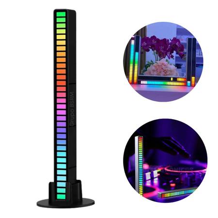 Barras de luz led inteligentes, barras de luz Rgb com modos de cena e modos  de sincronização de música, luzes led para iluminação ambiente de TV, jogos,  festa, pc, decoração de quarto