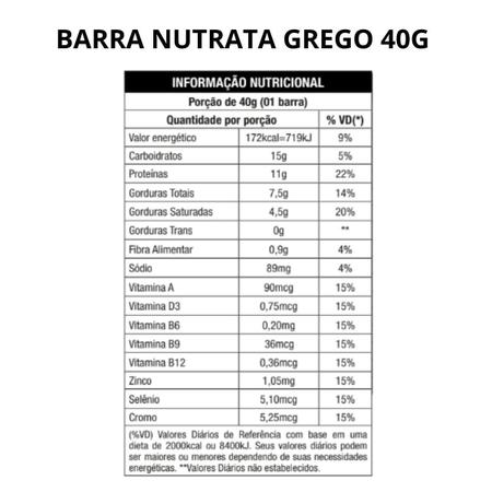 Imagem de Barra Nutrata Grego Proteina Sabores Deliciosa Cx 12x 55g
