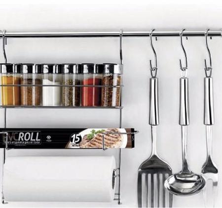 Imagem de Barra Tubular 45 cm cozinha Aço Inox - 3038 Jomer