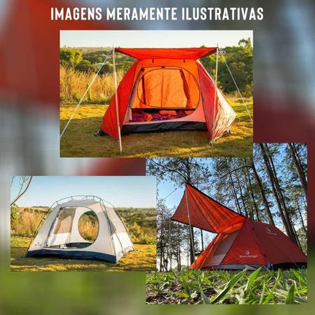 Imagem de Barraca Buenamigo Camping Teante Azteq 3-4 Pessoas Verde Escuro
