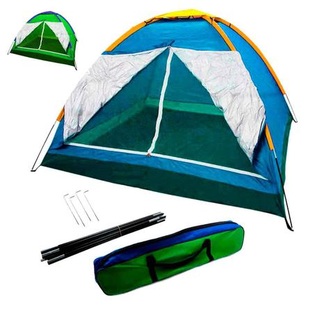 Imagem de Barraca Camping 2 A 3 Pessoas Iglu Tenda Acampamento Bolsa