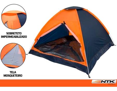 Imagem de Barraca Camping 3 Pessoas Iglu Impermeavel Conforto Nautika