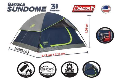 Coleman sundome 3 hot sale